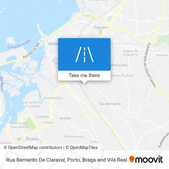 Rua Bernardo De Claraval map