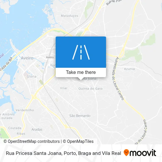 Rua Pricesa Santa Joana map