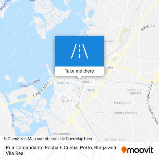 Rua Comandante Rocha E Cunha mapa