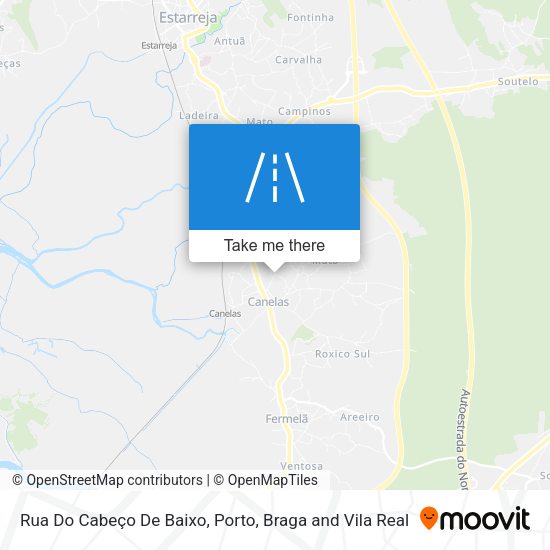 Rua Do Cabeço De Baixo mapa