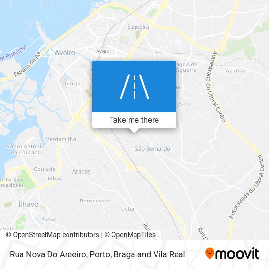 Rua Nova Do Areeiro mapa