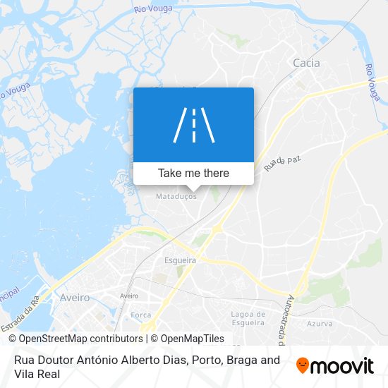 Rua Doutor António Alberto Dias mapa