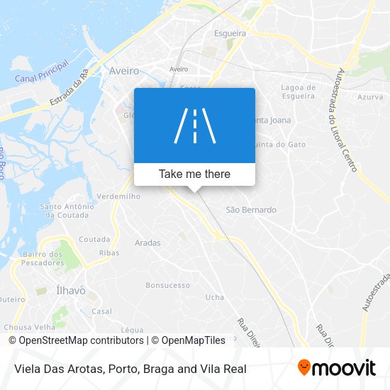 Viela Das Arotas map