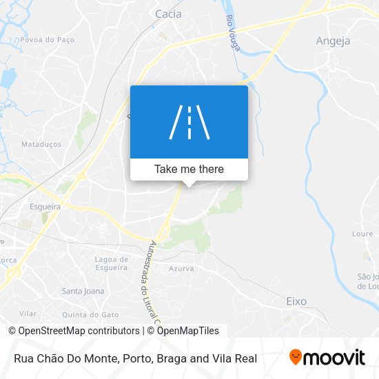 Rua Chão Do Monte mapa