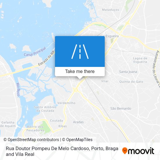 Rua Doutor Pompeu De Melo Cardoso mapa