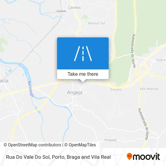 Rua Do Vale Do Sol mapa