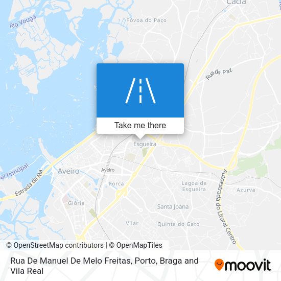 Rua De Manuel De Melo Freitas mapa