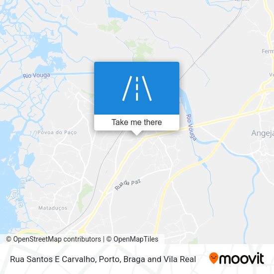 Rua Santos E Carvalho mapa