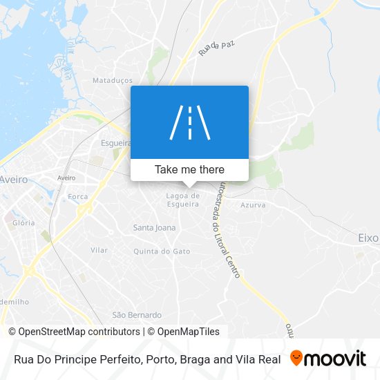 Rua Do Principe Perfeito mapa