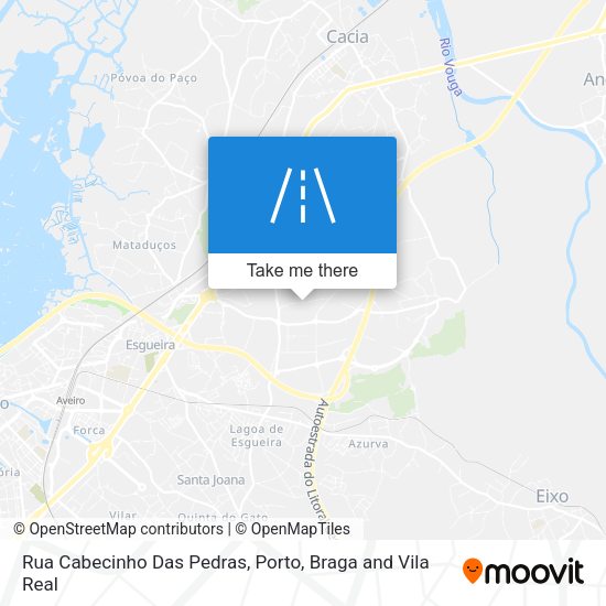 Rua Cabecinho Das Pedras mapa