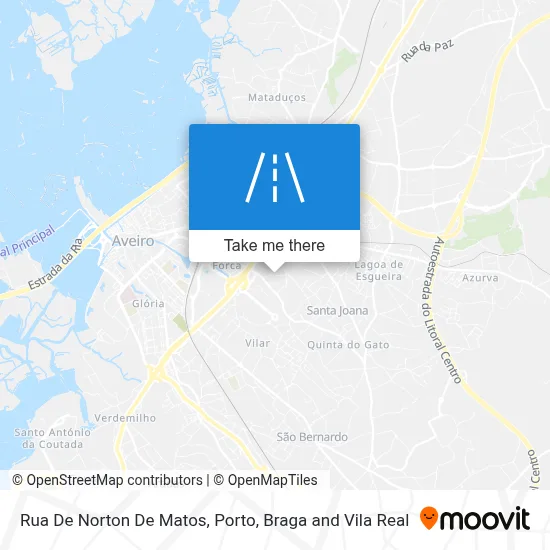 Rua De Norton De Matos map