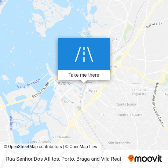 Rua Senhor Dos Aflitos map