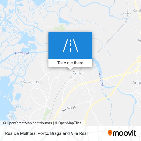 Rua Da Mêlhera mapa