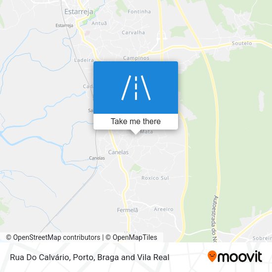 Rua Do Calvário mapa