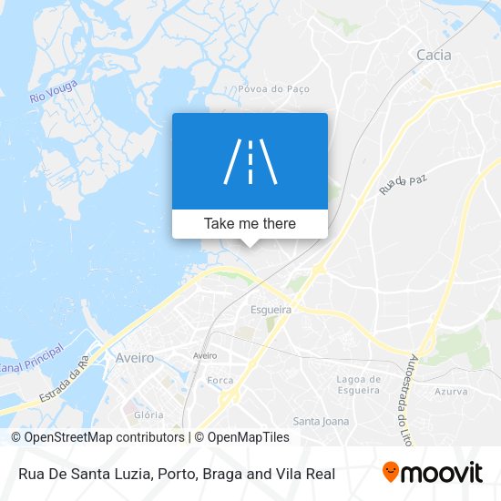 Rua De Santa Luzia mapa