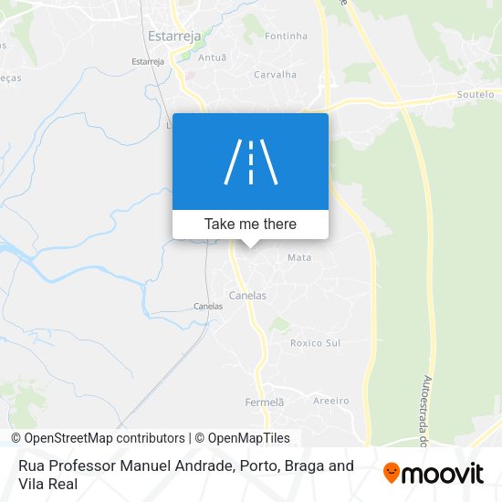 Rua Professor Manuel Andrade map