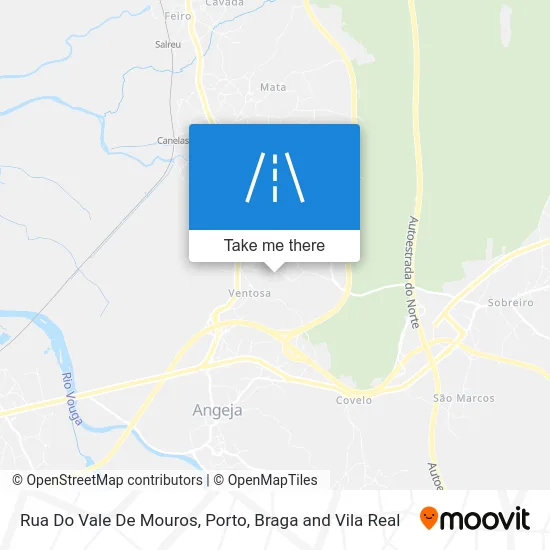 Rua Do Vale De Mouros map