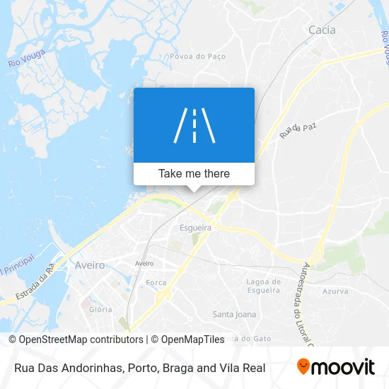 Rua Das Andorinhas map