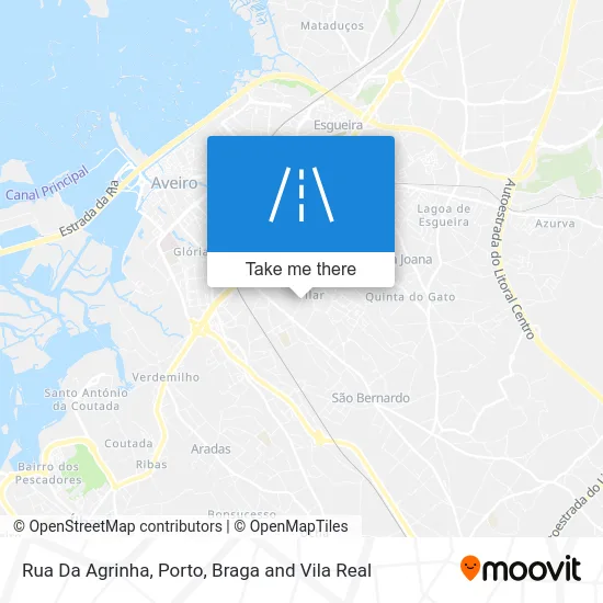 Rua Da Agrinha map