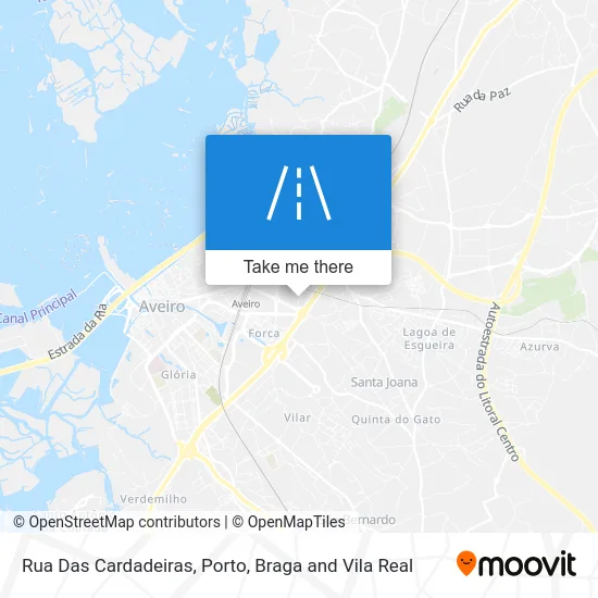 Rua Das Cardadeiras map