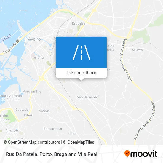 Rua Da Patela map