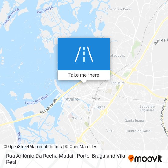Rua António Da Rocha Madail map