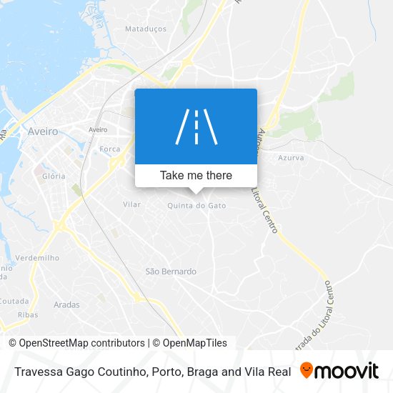 Travessa Gago Coutinho map