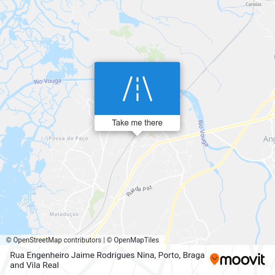 Rua Engenheiro Jaime Rodrigues Nina map