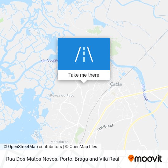 Rua Dos Matos Novos map