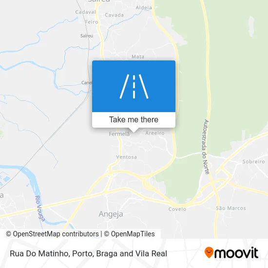 Rua Do Matinho map