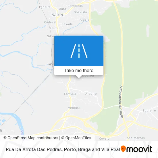 Rua Da Arrota Das Pedras map