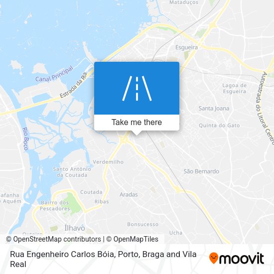 Rua Engenheiro Carlos Bóia mapa