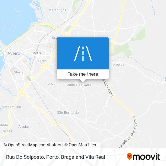 Rua Do Solposto mapa