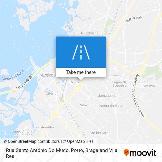 Rua Santo António Do Mudo mapa