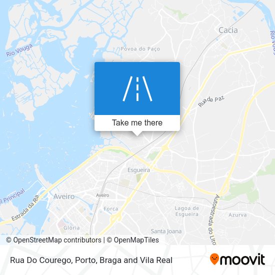 Rua Do Courego mapa