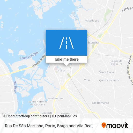 Rua De São Martinho map
