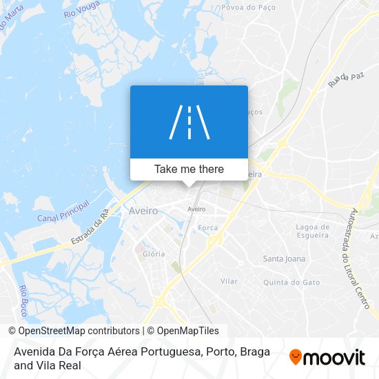 Avenida Da Força Aérea Portuguesa mapa
