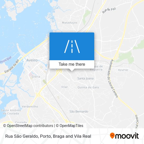 Rua São Geraldo mapa