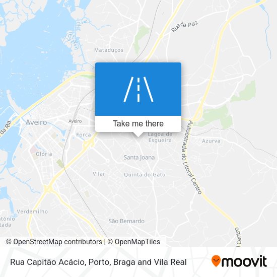 Rua Capitão Acácio map