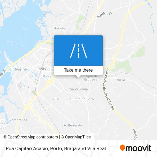 Rua Capitão Acácio map