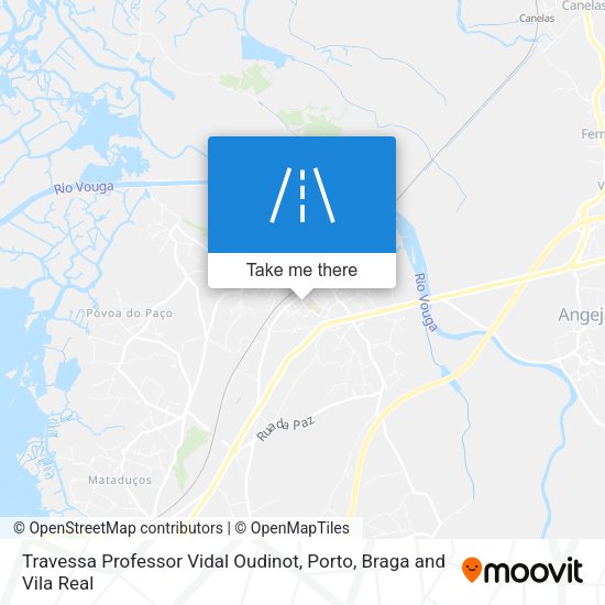 Travessa Professor Vidal Oudinot map