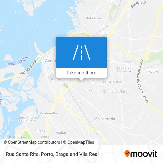 Rua Santa Rita map