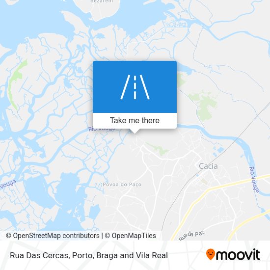 Rua Das Cercas map