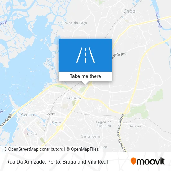 Rua Da Amizade map