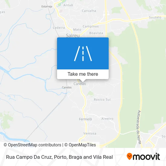 Rua Campo Da Cruz map