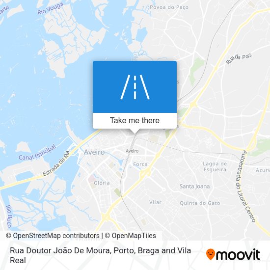 Rua Doutor João De Moura map
