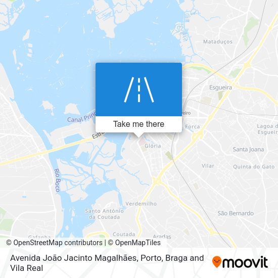 Avenida João Jacinto Magalhães mapa