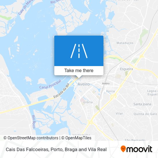 Cais Das Falcoeiras mapa