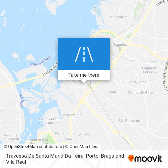 Travessa De Santa Maria Da Feira mapa