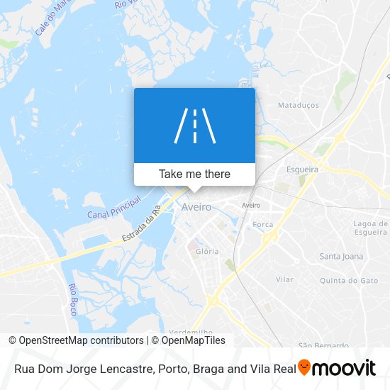 Rua Dom Jorge Lencastre map